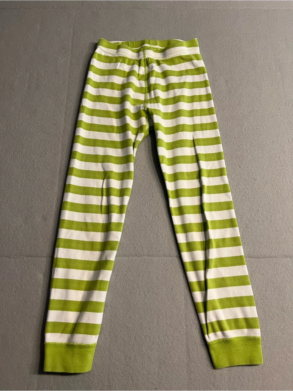 Hanna Andersson Grinch Organic Cotton Striped Snug Fit Pajama Set US 6-7
